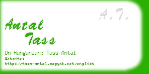 antal tass business card